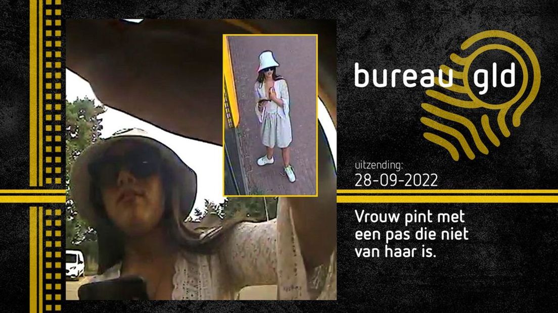 Deze vermomde vrouw pint met de pas van een ander.