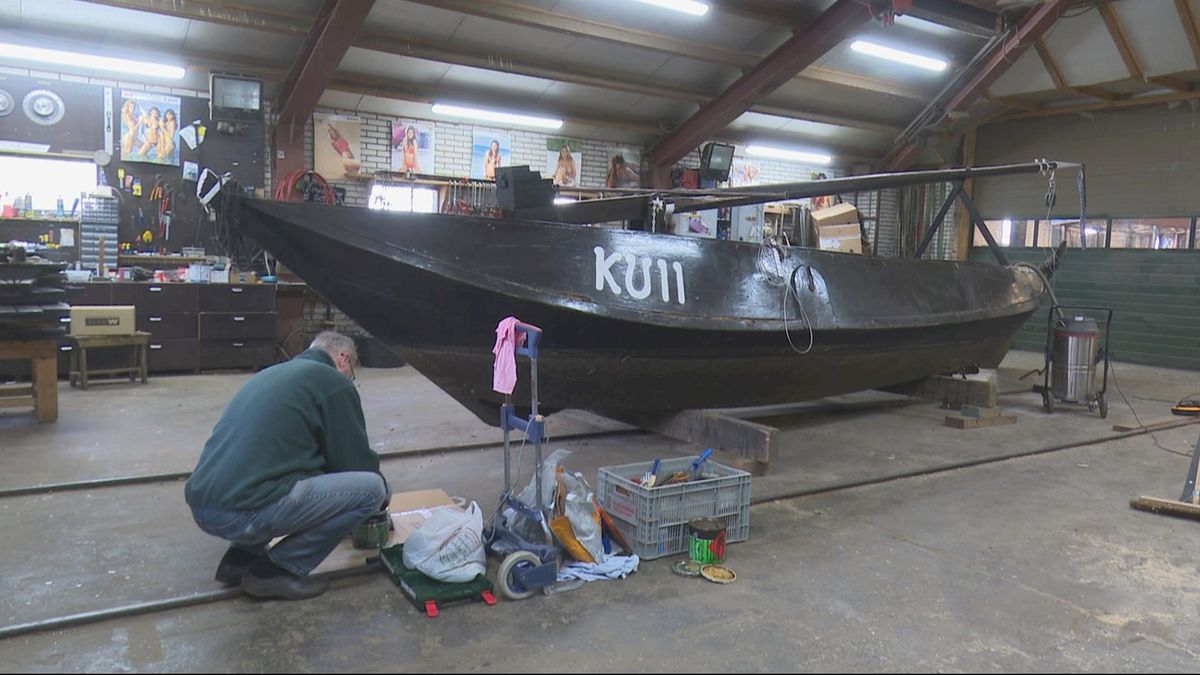 Kuunder punter KU11 is na grondige opknapbeurt bijna klaar voor het vaarseizoen