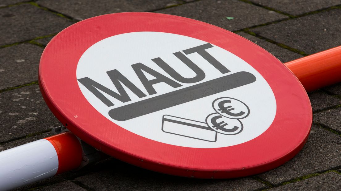 De plannen voor tol in Duitsland worden niet verder aangepast (Rechten: ANP)