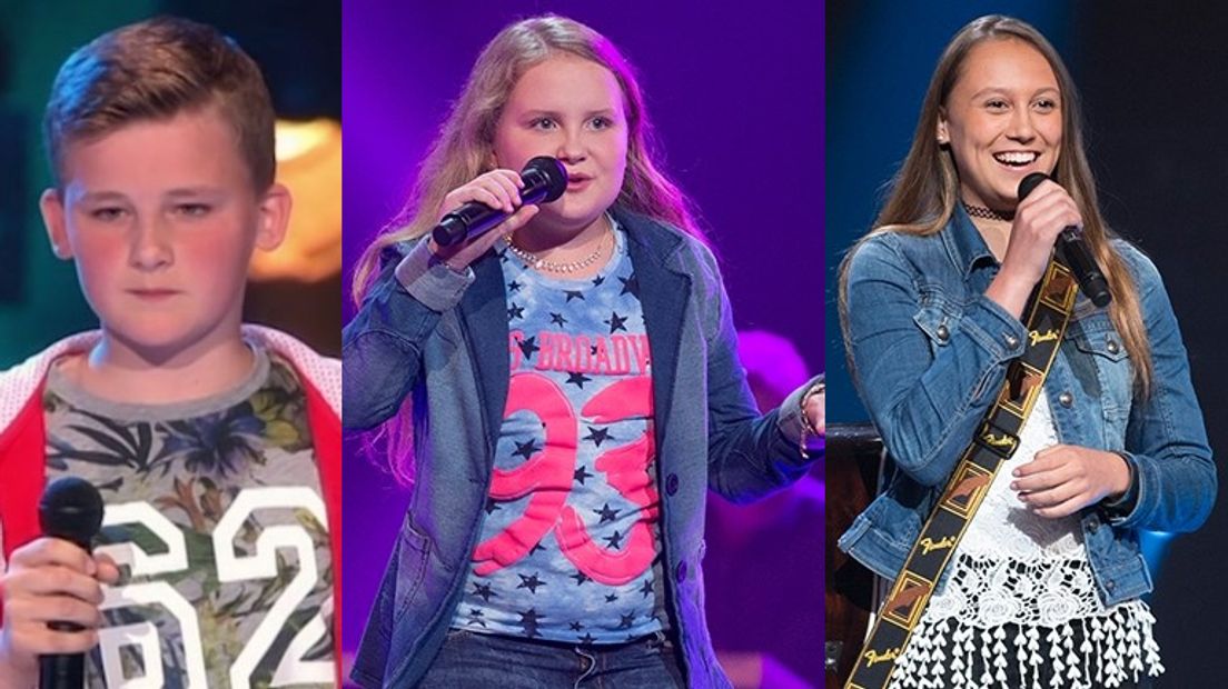 Bram, Lindsey en Anouk gaan niet naar de volgende ronde (Rechten: RTL / The Voice Kids)