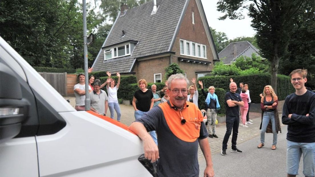 Ruud ten Harkel had vandaag zijn laatste werkdag als postbode.