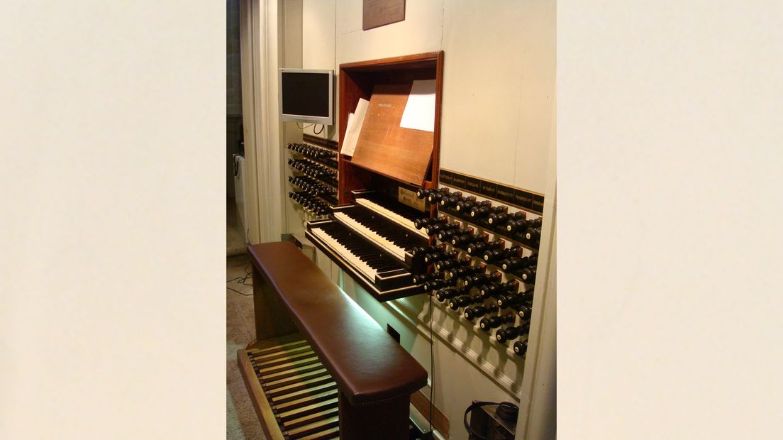 Het orgel in de Domkerk in Utrecht.