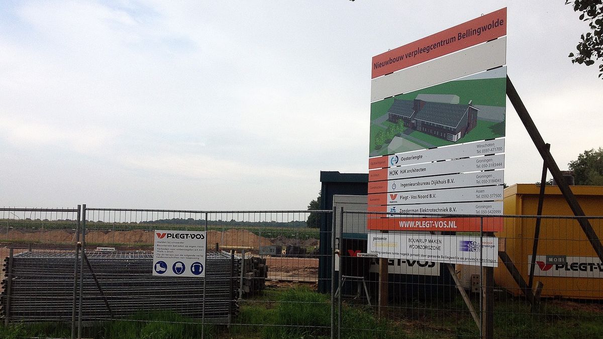 Bouw verpleeghuis Bellingwolde niet hervat