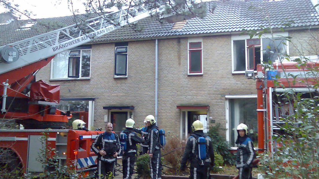 alphen brand vivaldihof ladder hoog