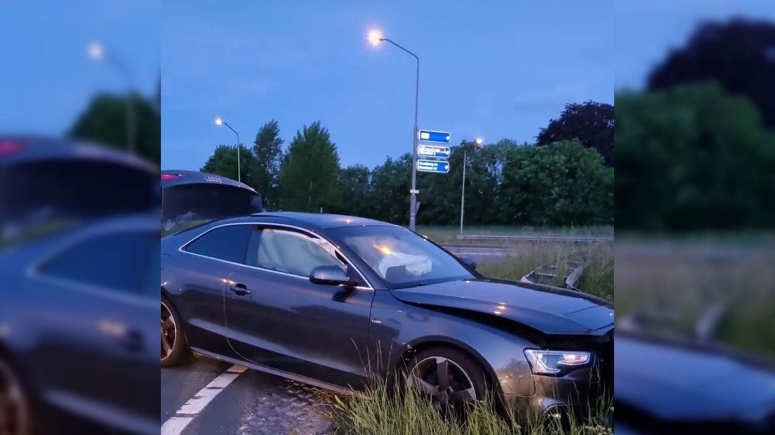 Eenzijdig ongeval Hoek