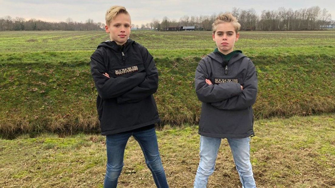 Daan (l) en Sil