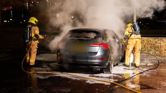 Auto brandt volledig uit in Arnhemse wijk Malburgen