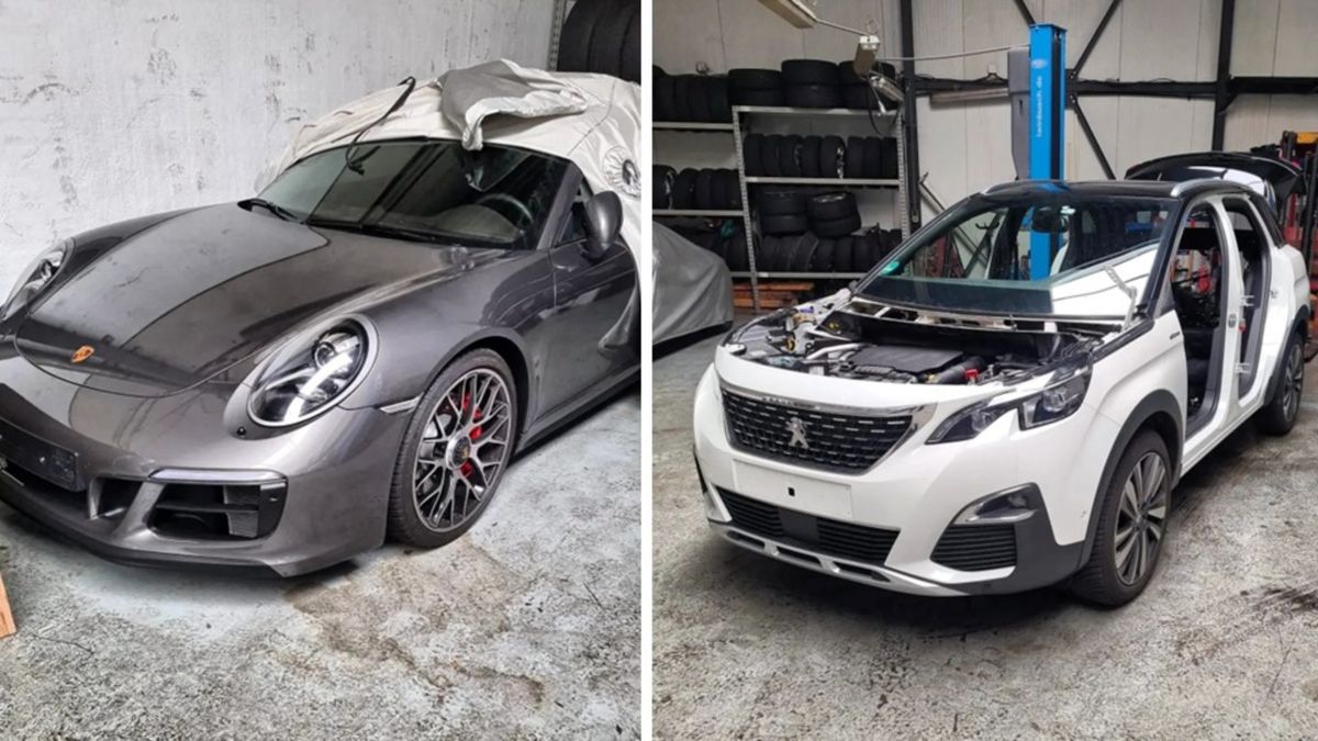 Gestolen auto's ontdekt in loods dankzij tracker