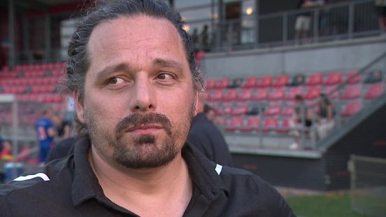 Hoofdtrainer van WKE'16 Dennis van den Driessche baalt van de nederlaag en de vechtpartij