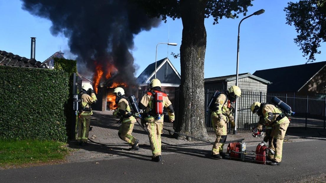 De brand in Westerhaar.