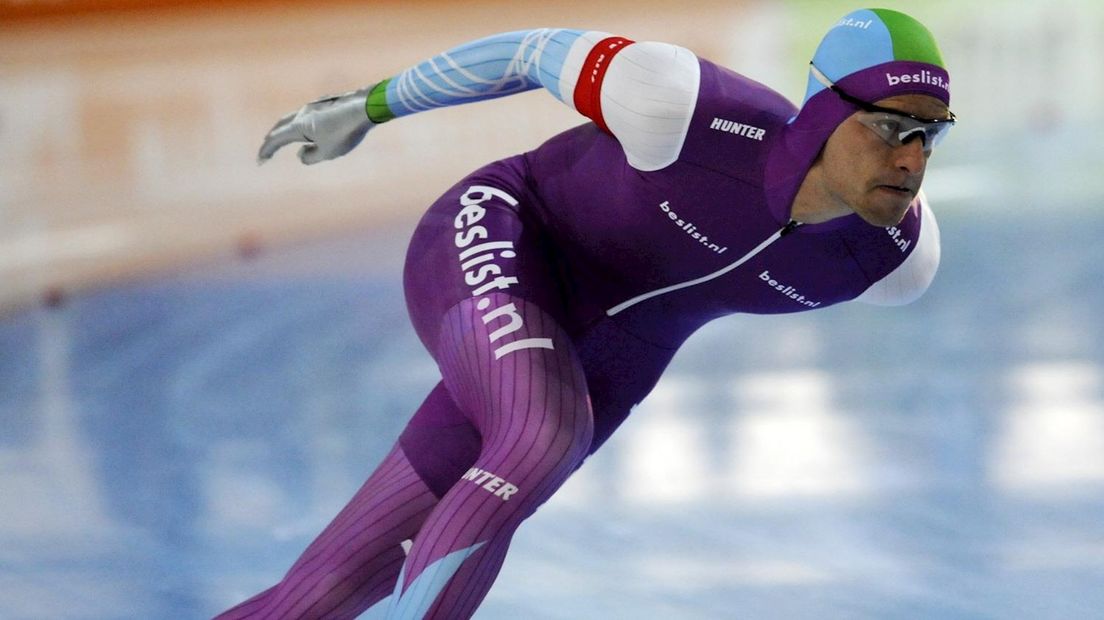 Michel Mulder in actie op het NK