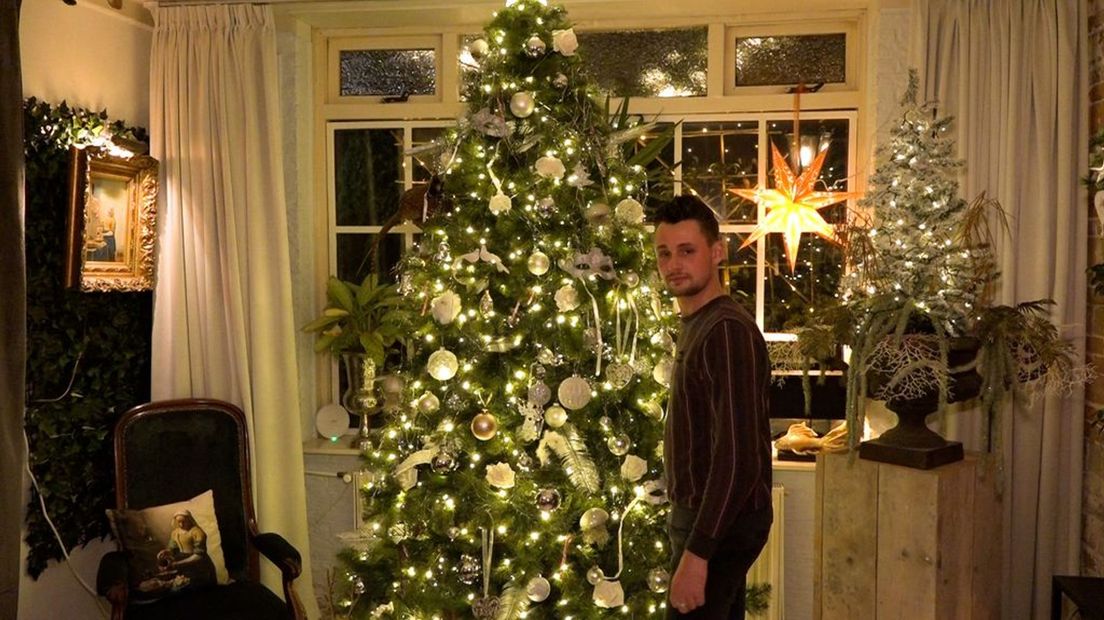 Nick is al volledig ik kerstsfeer.
