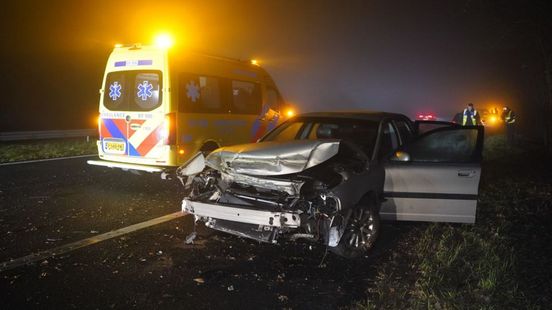 Gewonde bij ongeval op snelweg. Gewonde bij ongeval op snelweg.