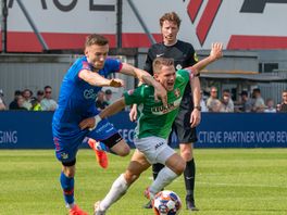 FC Dordrecht is uitgeschakeld in de play-offs om promotie na late nederlaag