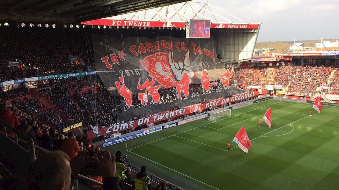 sfeeractie supporters Vak P FC Twente