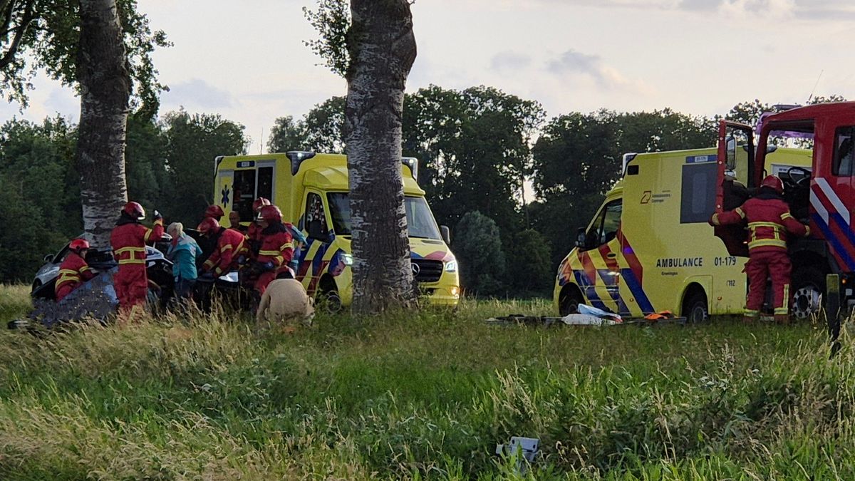 Bestuurder gewond bij ernstig ongeluk in Rasquert