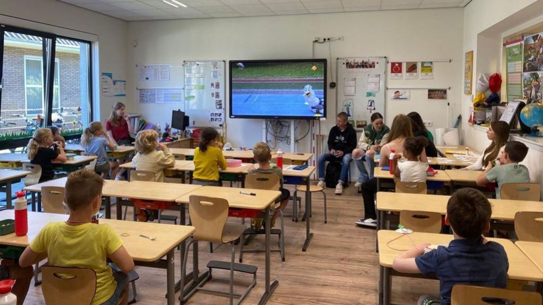 Leerlingen in de klas