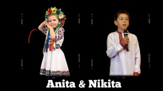Van vluchten uit Oekraïne naar schitteren op het witte doek, dit is het verhaal van Anita (7) en Nikita (11)