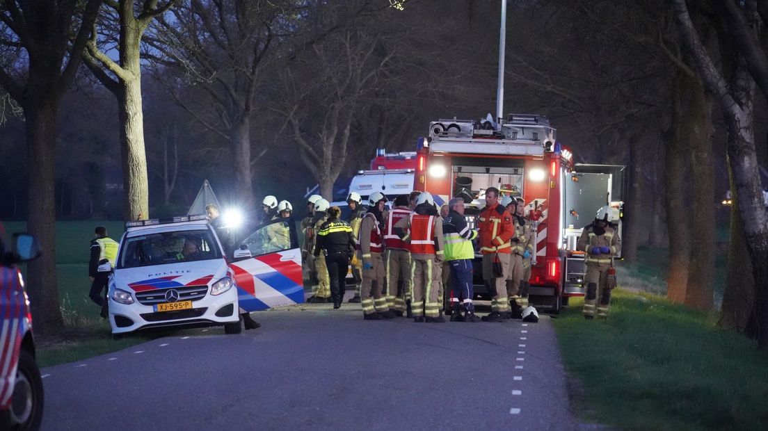 Het ongeluk gebeurde op de Ossenweidenweg