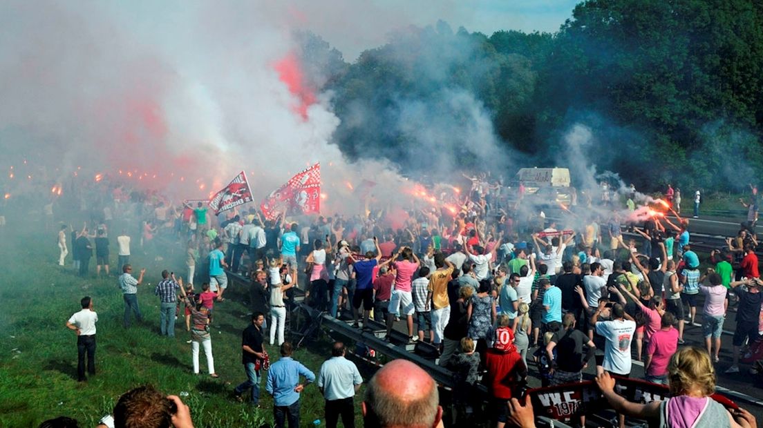 Spelers uitgezwaaid