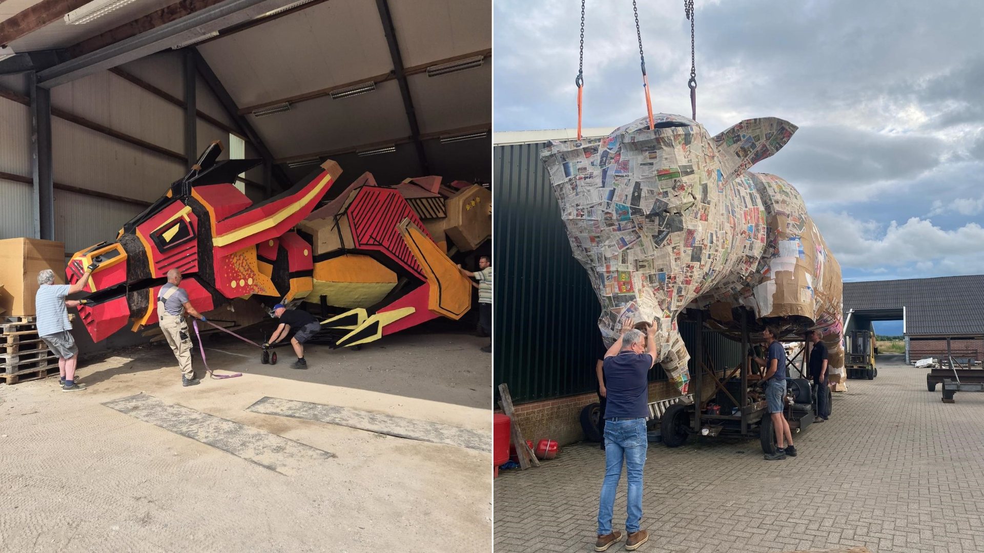 Leersum maakt zich klaar voor bloemencorso, dit jaar wel genoeg dahlia's