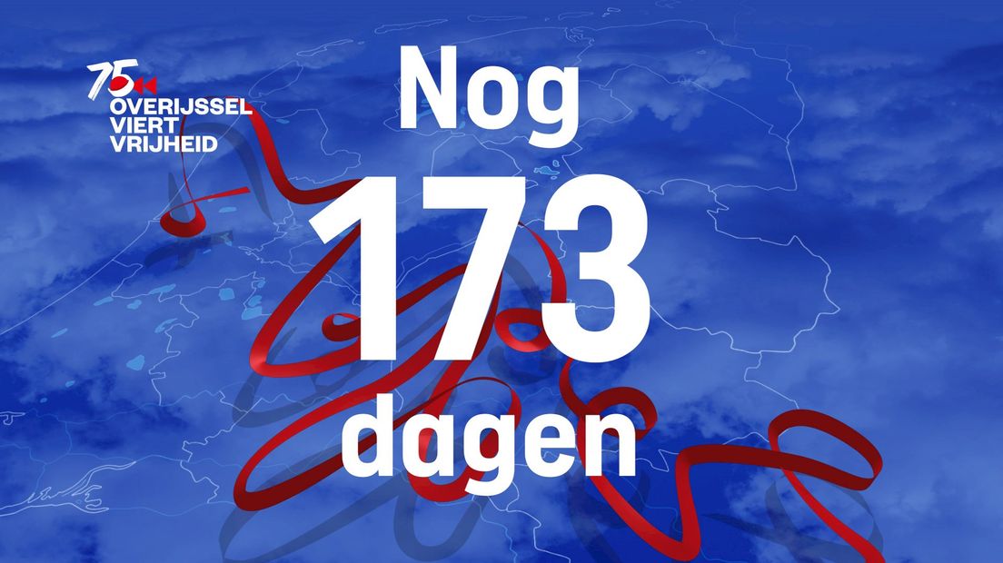 Nog 173 dagen tot de bevrijdinig van Overijssel