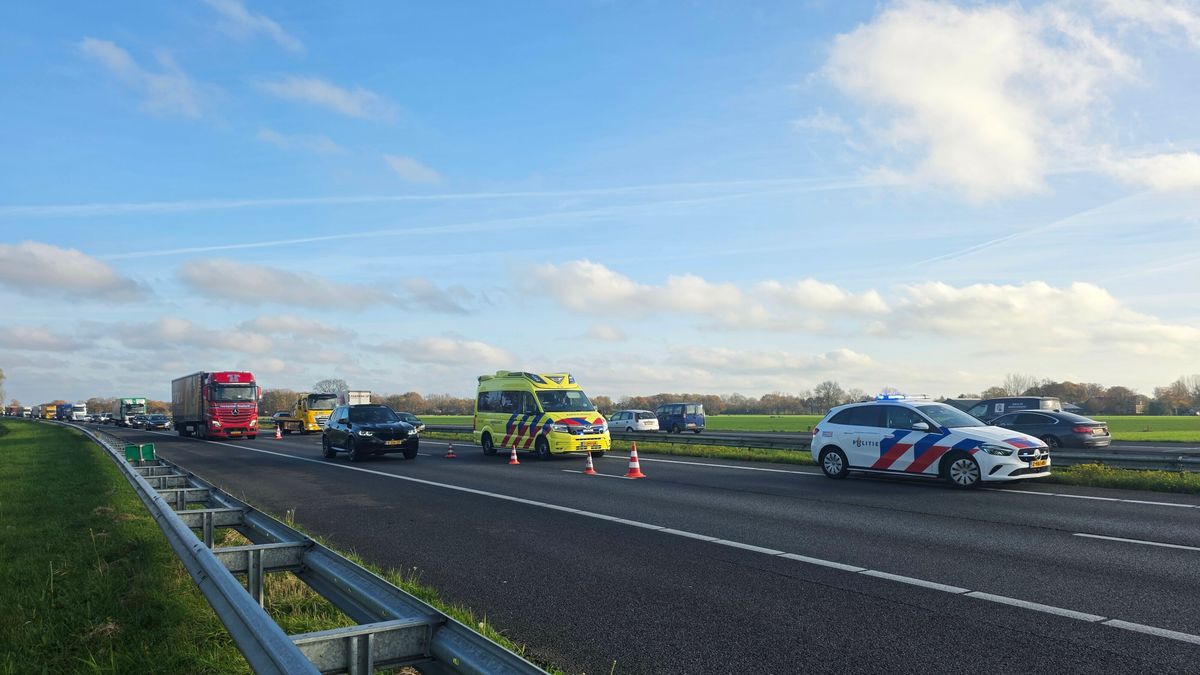 File door ongeluk op A28 bij Hoogeveen opgelost