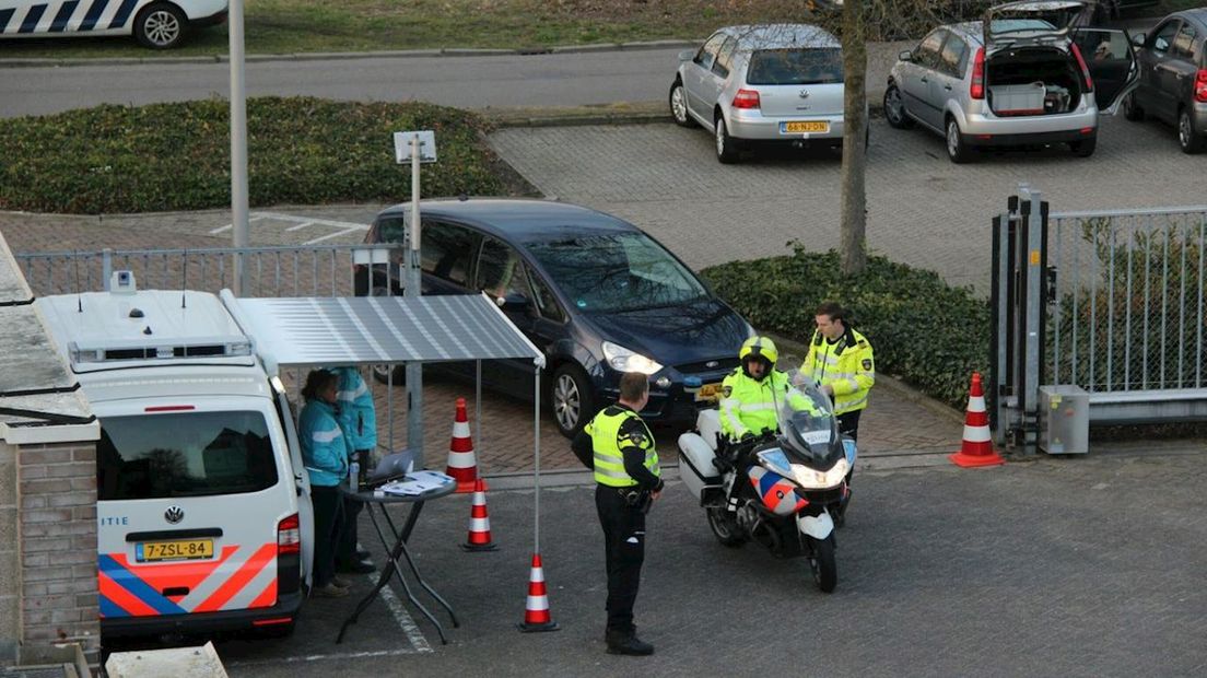 Politiecontrole in Nijverdal