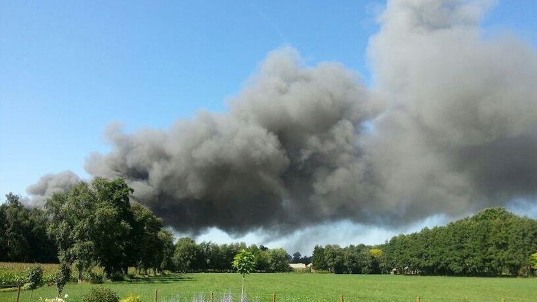 Zeer grote brand in Albergen