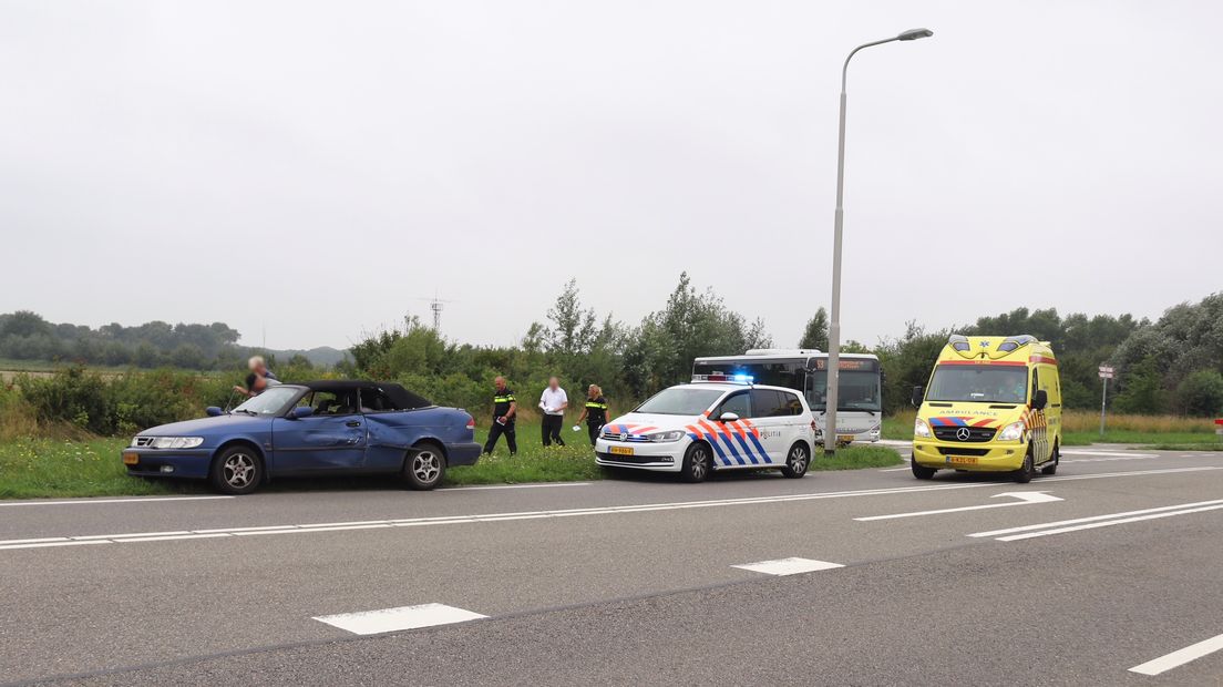 Ongeluk met lijnbus bij Biggekerke