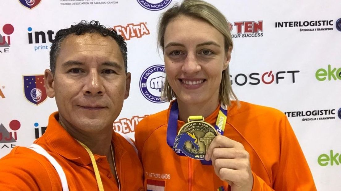 Opnieuw gouden medaille Nina Meppelder op EK Taekwondo