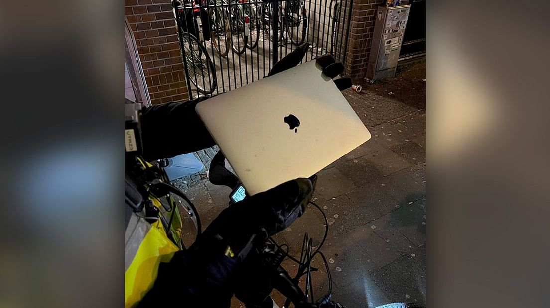 De gestolen laptop is weer terug bij de eigenaar.