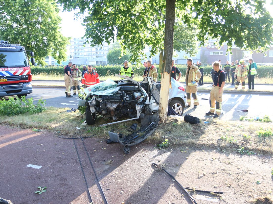 Eezijdig ongeluk Rotterdam-Alexander.