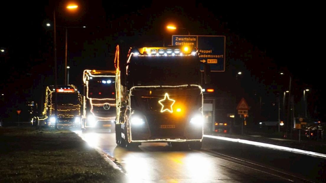 Trucks by Night in West-Overijssel