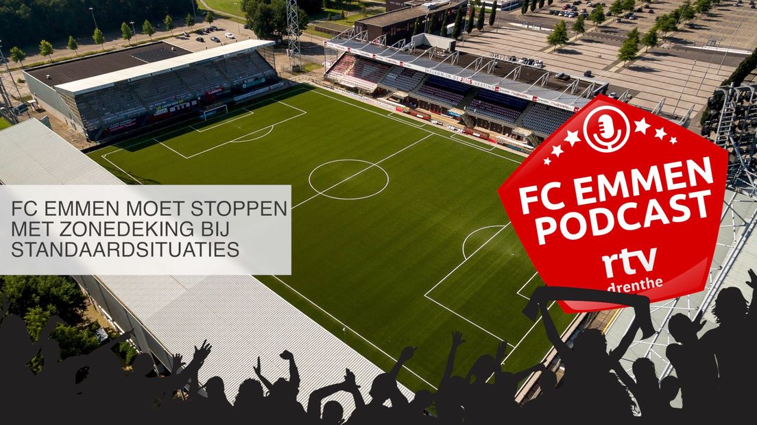 FC Emmen Podcast #7: FC Emmen moet stoppen met zonedekking bij standaardsituaties (Rechten: RTV Drenthe)