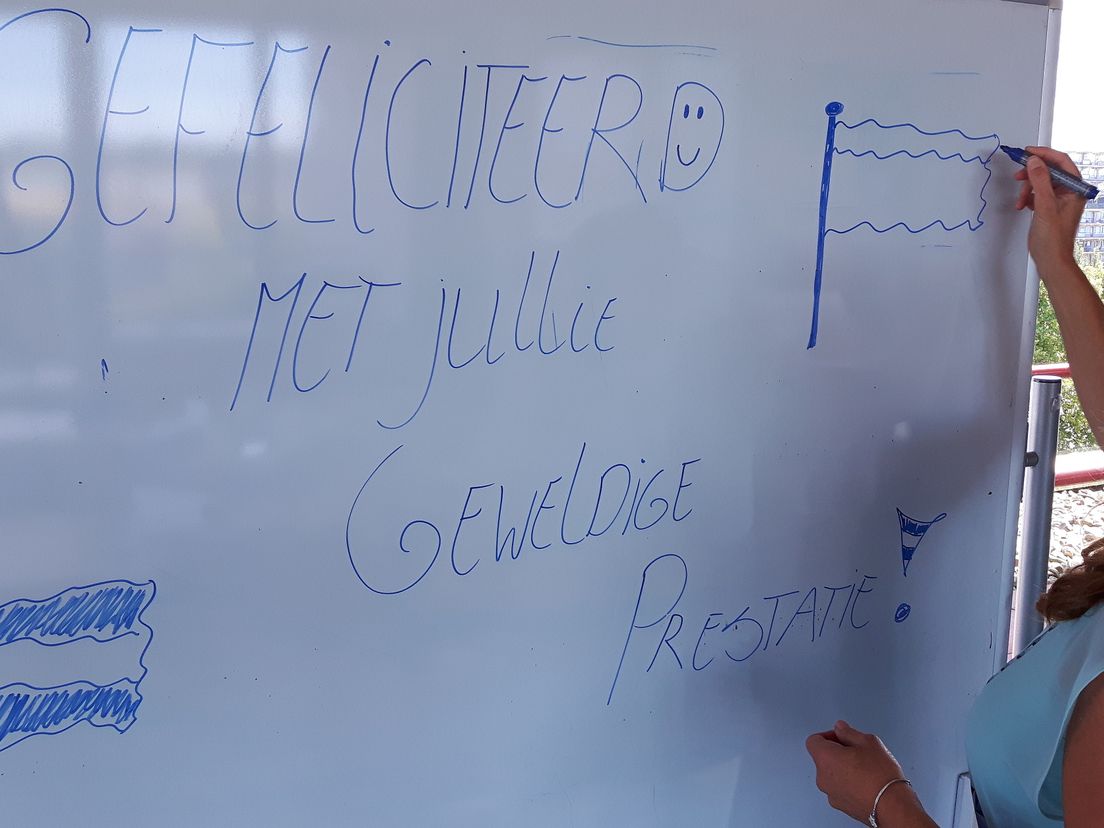 Felicitaties van de juf