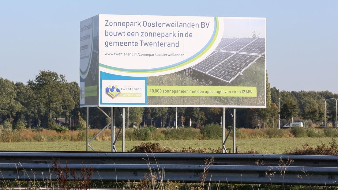 Zonnepark Oosterweilanden bij Vriezenveen