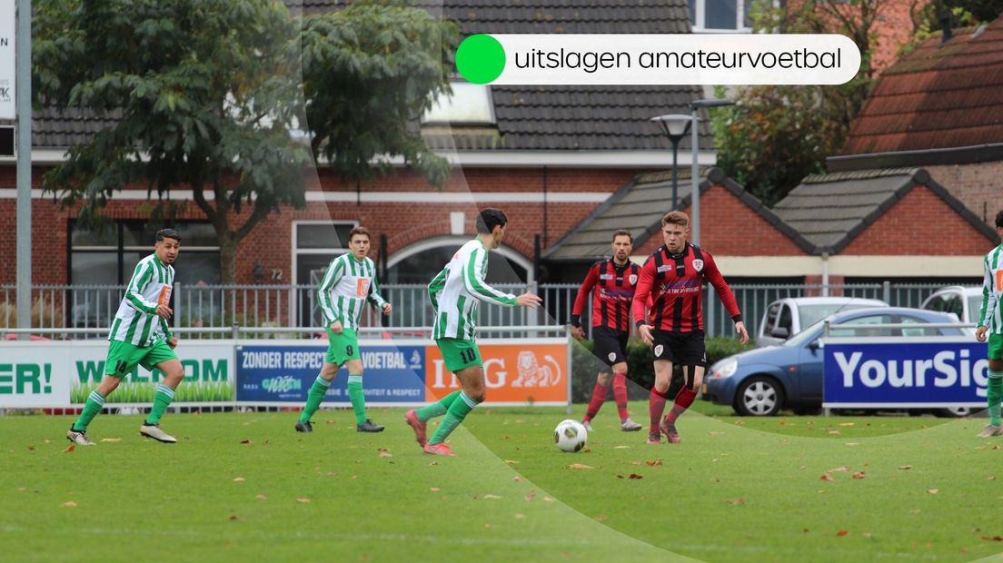 Uitslagen amateurvoetbal zaterdag 31 oktober