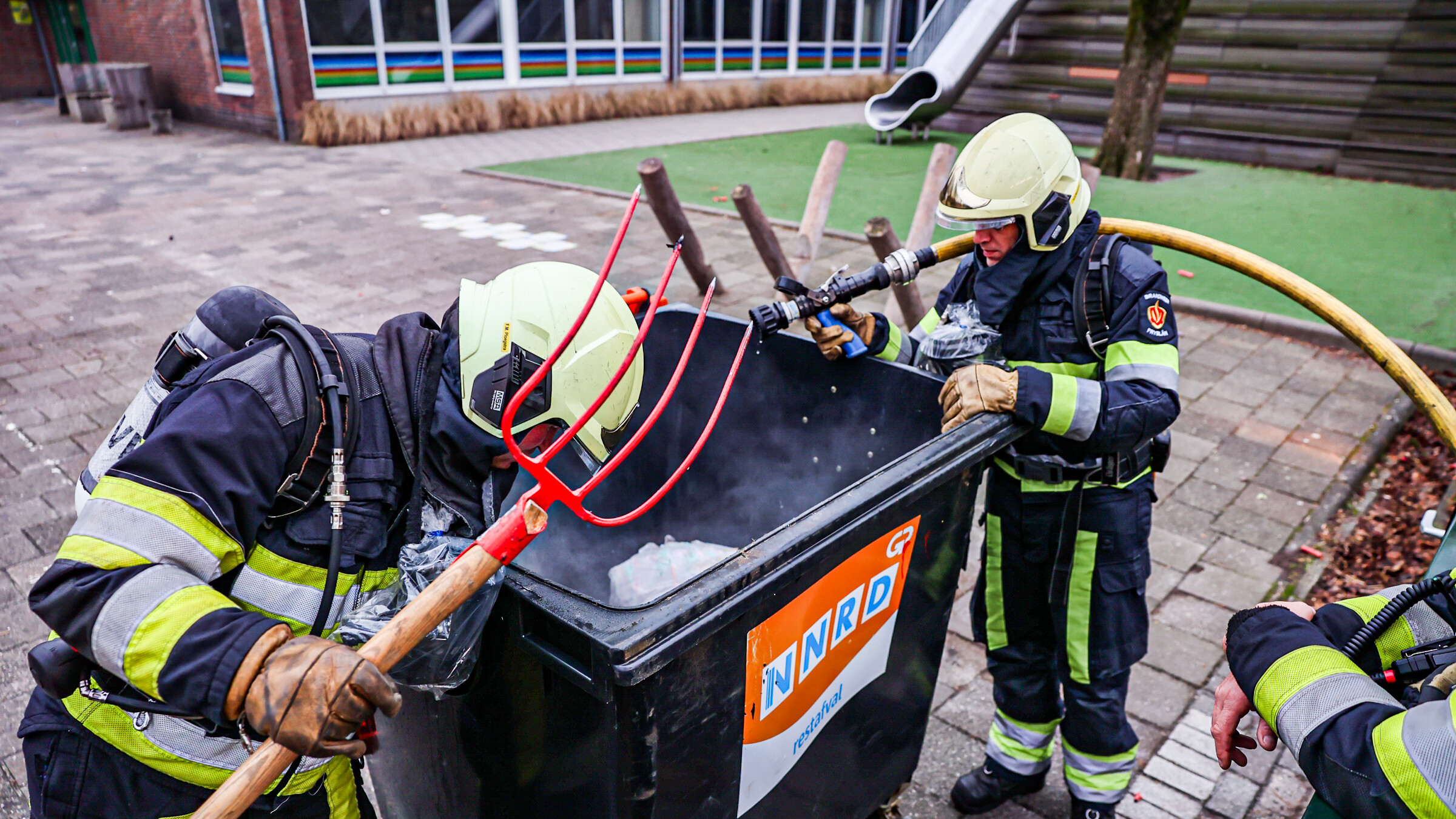 De kontener by it skoalplein