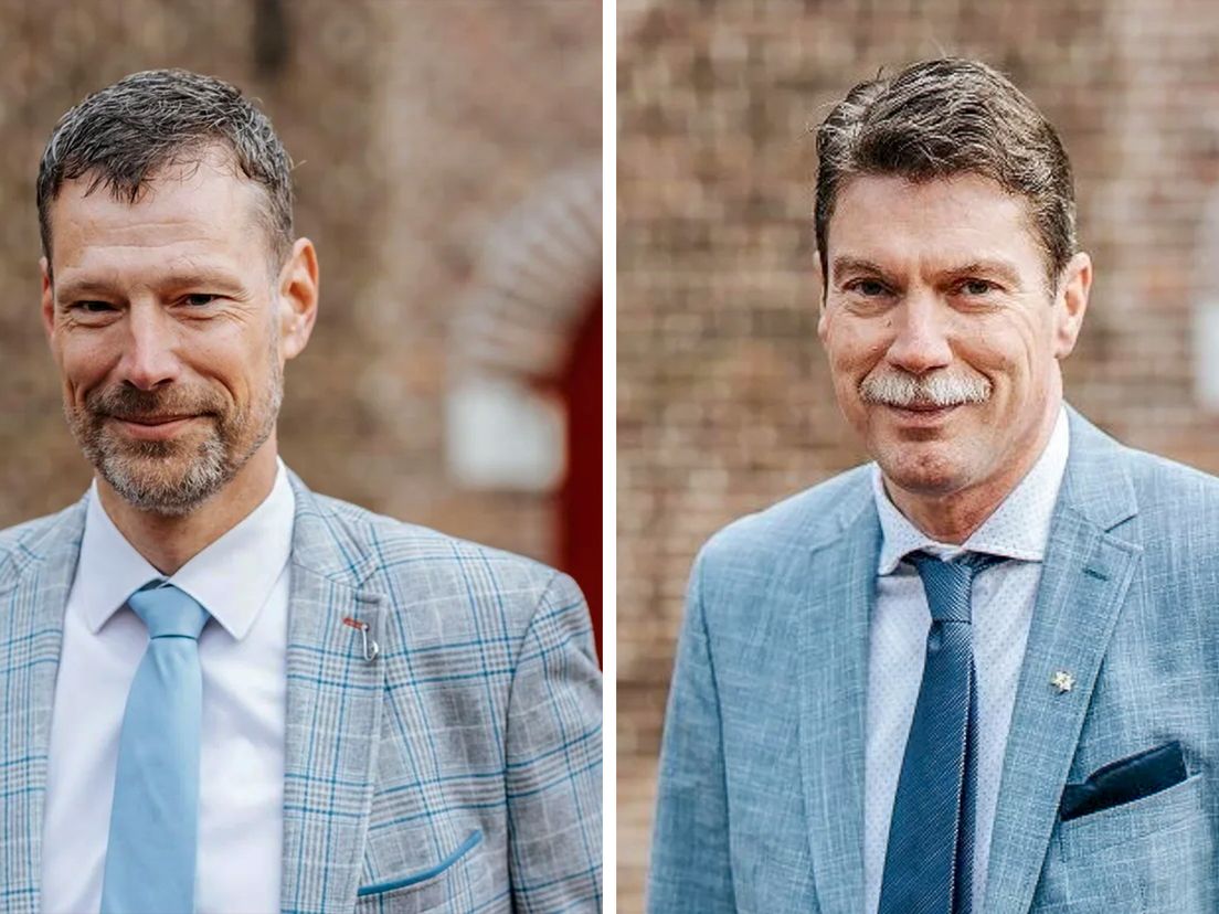 Wethouders Erik Holties en Steven Stegen van Coevorden stappen op