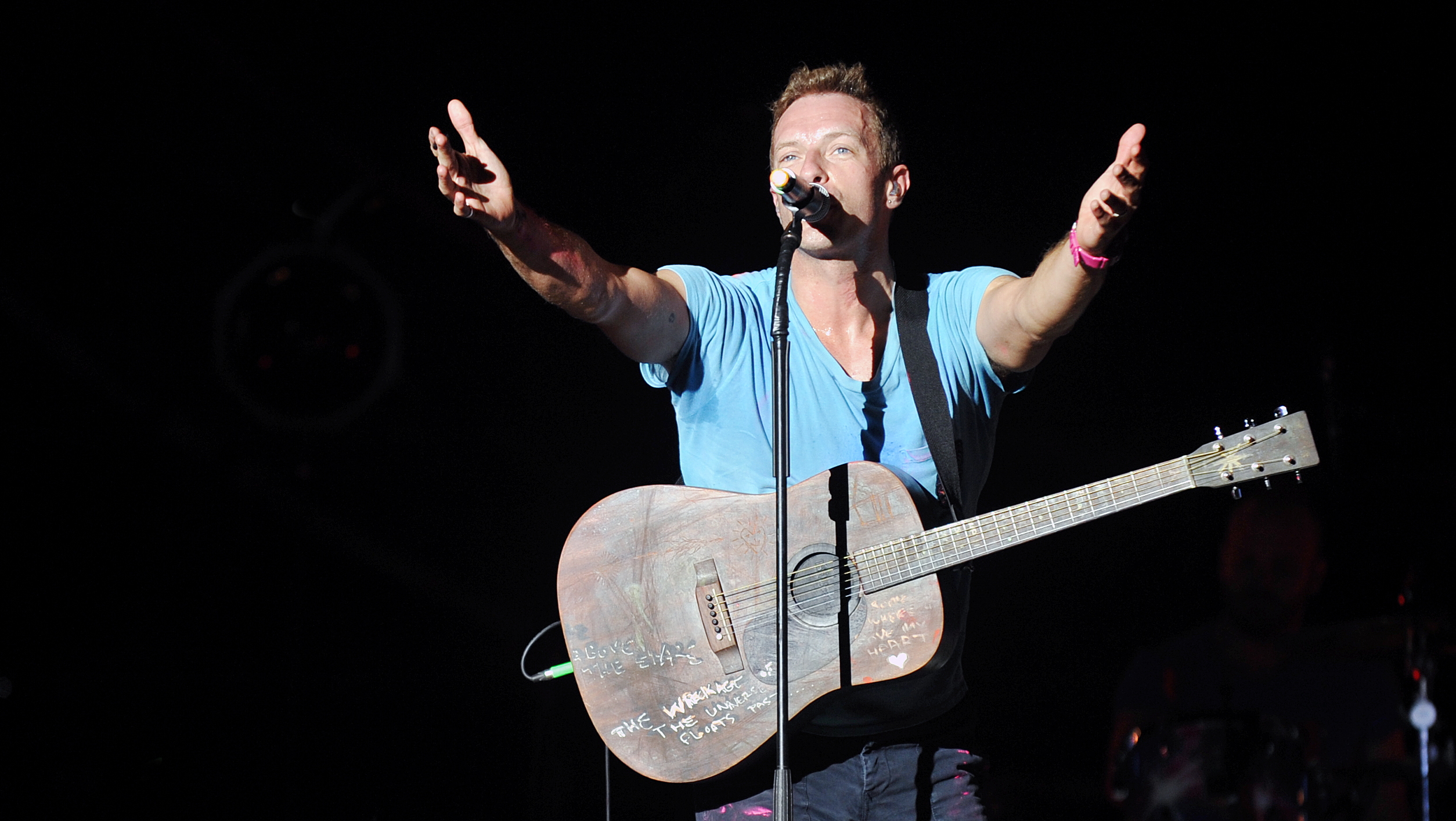 Sjonger Chris Martin fan Coldplay