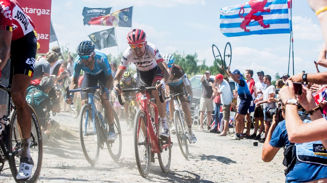 Mollema tijdens de negende etappe, afgelopen woensdag.