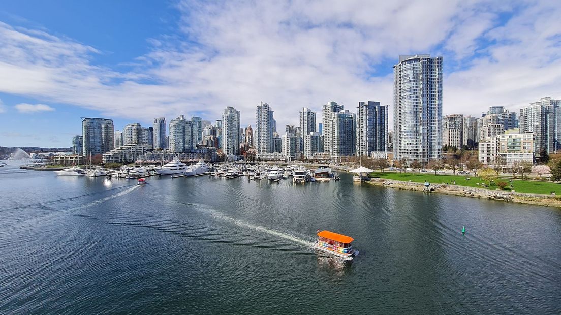 De stad Vancouver in Canada