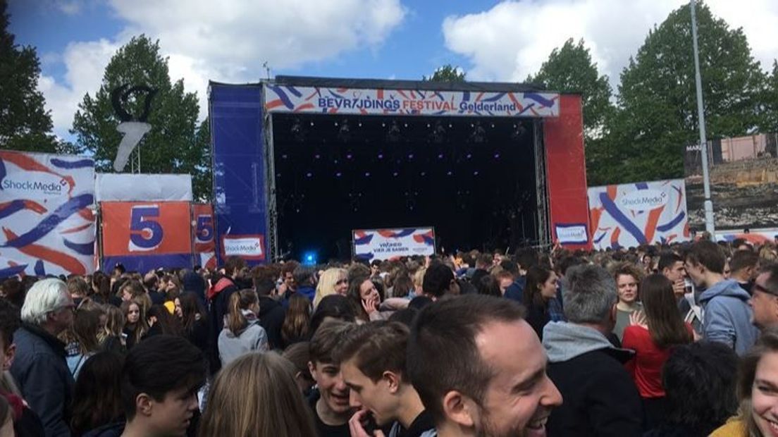 Bevrijdingsdag 2019 in Wageningen, dit zit er voor 2021 niet in.