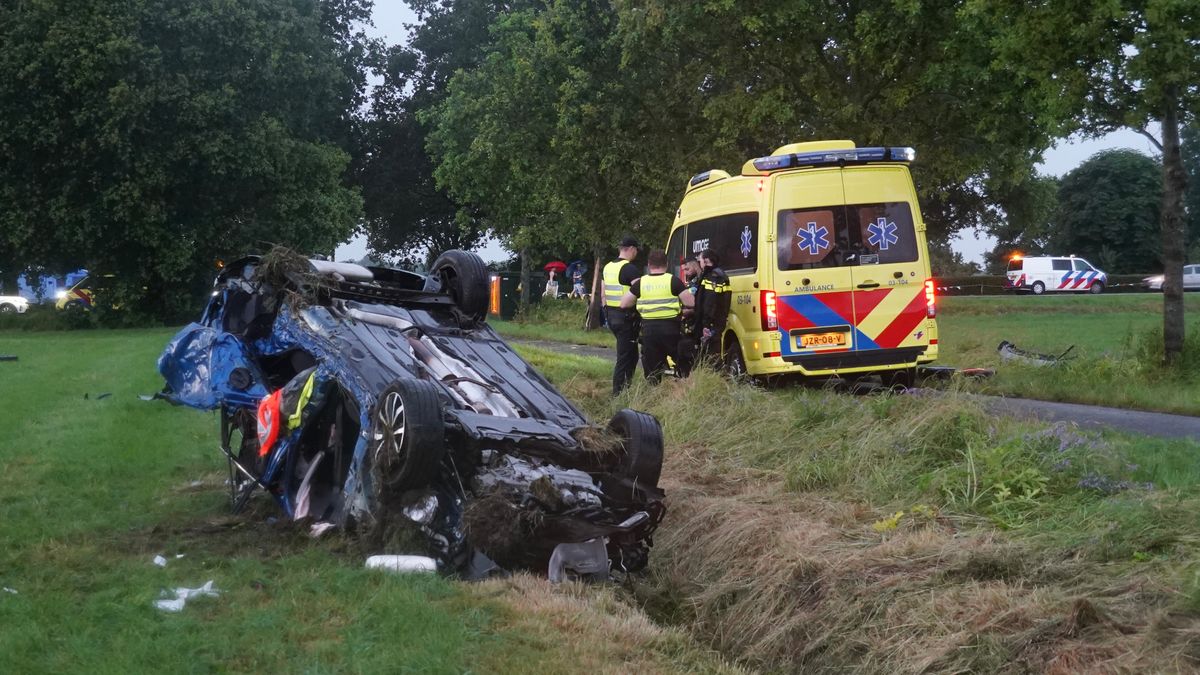 Zwaar eenzijdig ongeluk bij Hooghalen