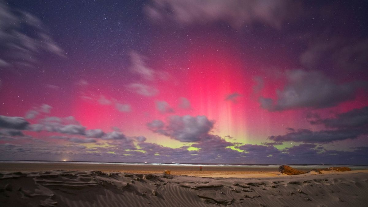 Noorderlicht was goed te zien in Fryslân bekijk hier hoe dat eruit zag Omrop Fryslân