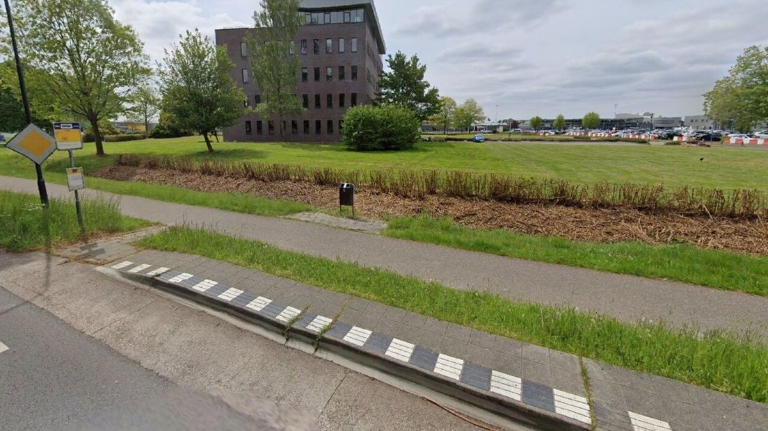 De bushalte bij Airport Eelde