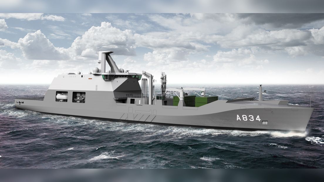 Damen bouwt het nieuwe, en tweede, bevoorradingsschip voor de Koninklijke Marine