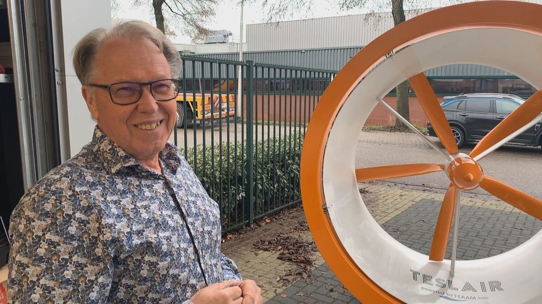 Jaap Burgerhout, eigenaar van Expirion in Hillegom, gespecialiseerd in zonne- en windenergie