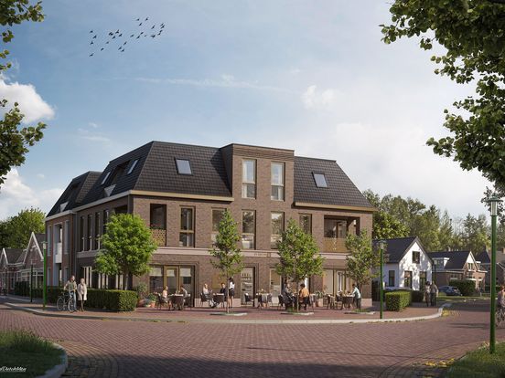 Negen appartementen en horeca gepland op centrale plek in Gieten